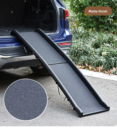 Large Dog Vehicle Access Ramp Wear Resistant Pp Foldable Pet Climbing Stair