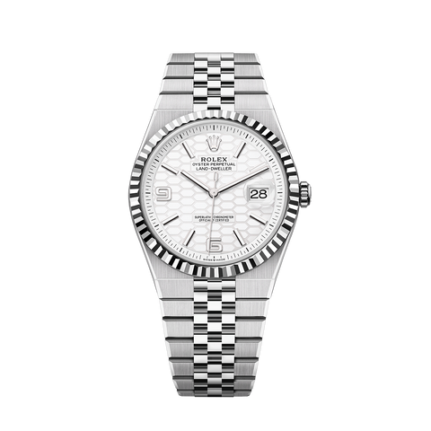 Land-Dweller 40mm Oystersteel & White Gold M127334-0001