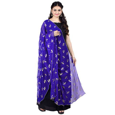Chandrakala Gold Chiffon Dupatta