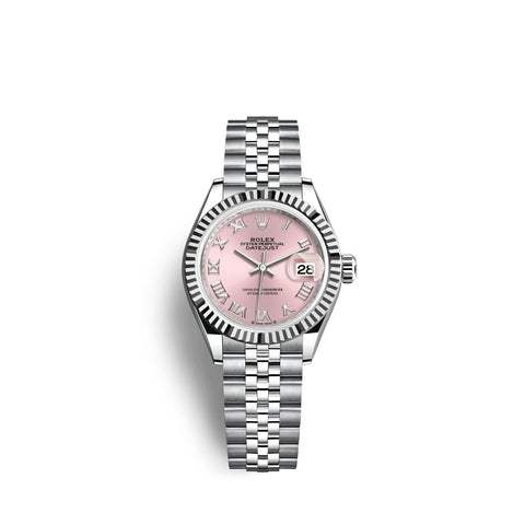 Lady-Datejust 28, Oystersteel and 18k White Gold, Ref# 279174-0017