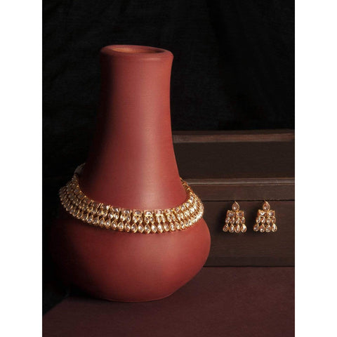 Rubans Gold Necklace Set