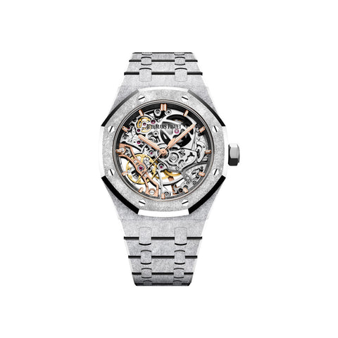 Royal Oak DOUBLE BALANCE WHEEL OPENWORKED Ref# 15466BC.GG.1259BC.01
