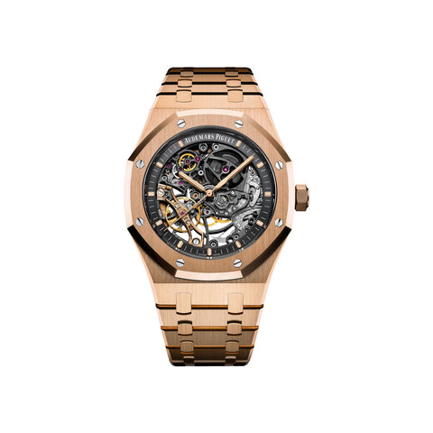 Royal Oak DOUBLE BALANCE WHEEL OPENWORKED Ref# 15407OR.OO.1220OR.01