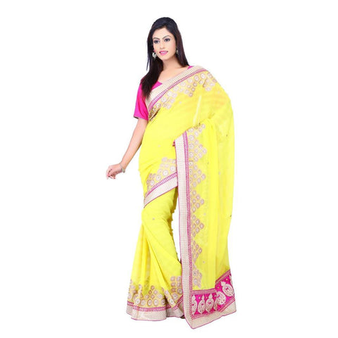 Yellow Saree
