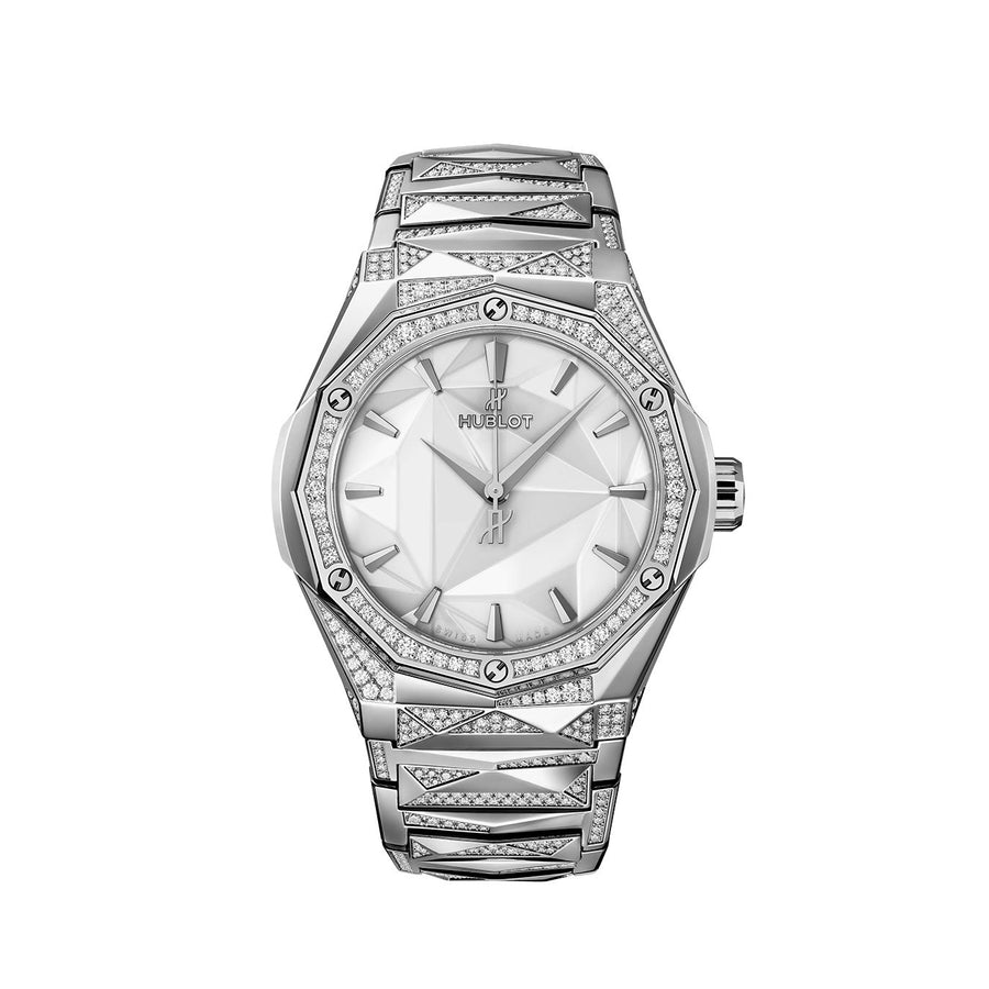 Classic Fusion ORLINSKI BRACELET TITANIUM WHITE ALTERNATIVE PAVÉ Ref# 550.NS.2200.NS.3804.ORL22
