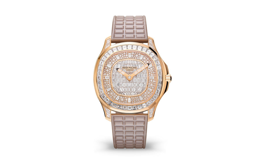 Aquanaut Luce Haute Joaillerie, 18k Rose Gold with 313 diamonds ~7,9ct, 38,8mm, Ref# 5062/450R-001