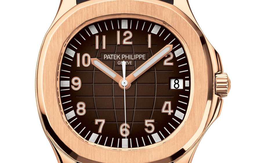 Aquanaut Date, Sweep Seconds Watch, 18k Rose Gold 40,8mm, Ref# 5167R-001