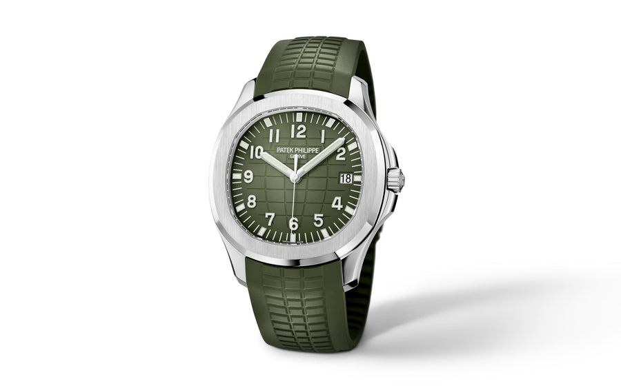 Aquanaut Jumbo Date, Sweep Seconds, 18k White Gold, 42,2 mm, Ref# 5168G-010