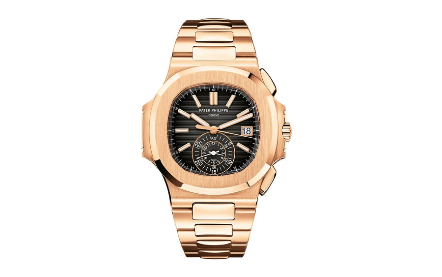 Nautilus Flyback Chronograph, Date Watch, 18k Rose Gold, 40,5 mm, Ref# 5980/1R-001