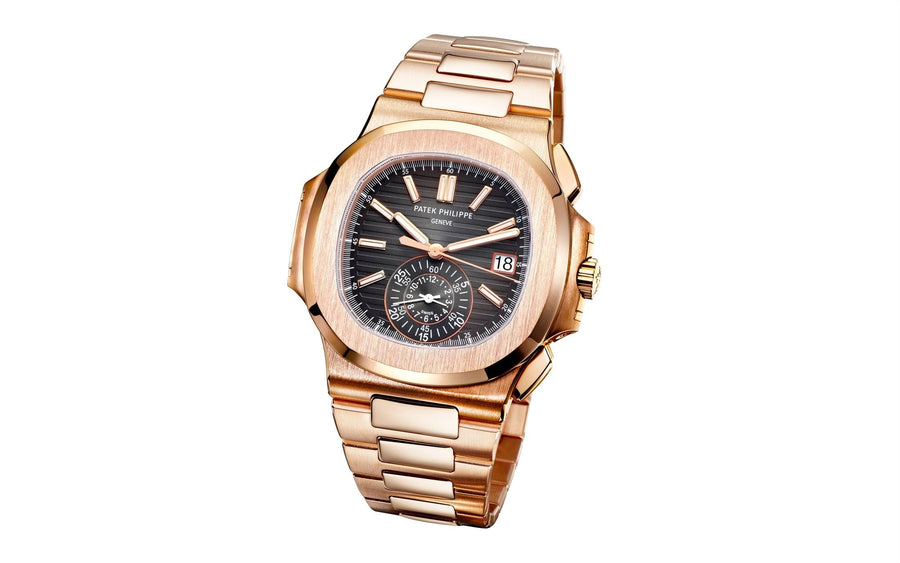 Nautilus Flyback Chronograph, Date Watch, 18k Rose Gold, 40,5 mm, Ref# 5980/1R-001
