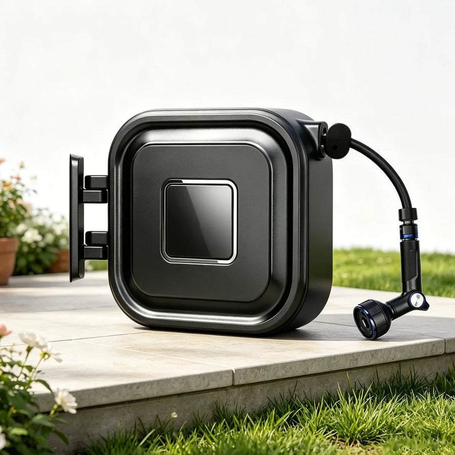 Vertak 25m Retractable Garden Hose Reel Modern Self-retractable Hose Reel For Car