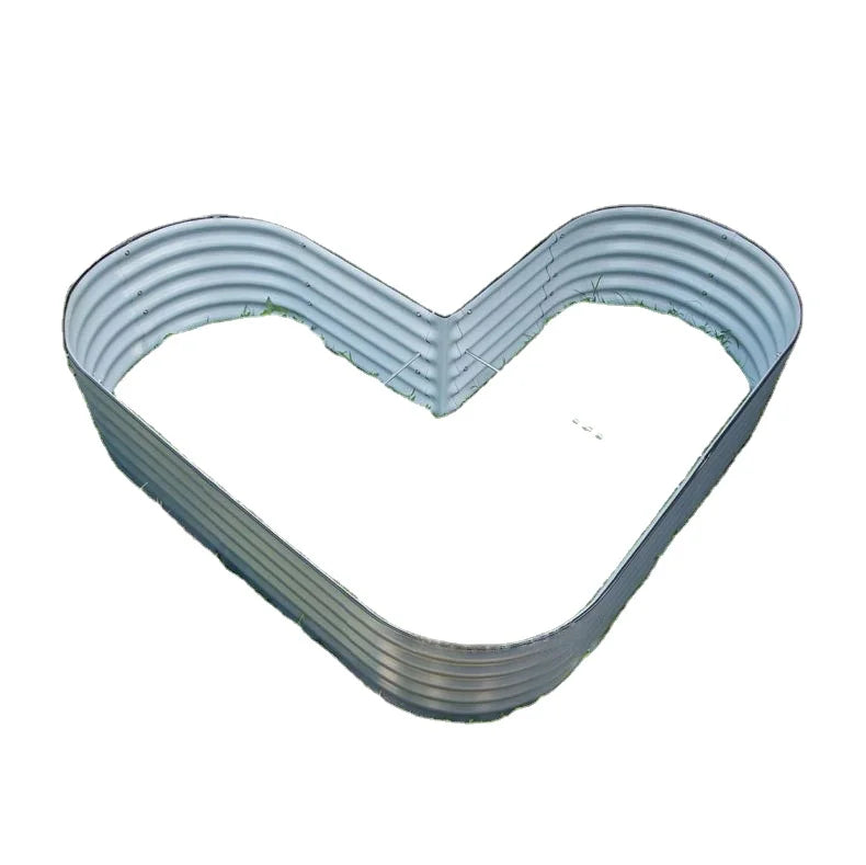 Direct Supply 17-inch Metal Raised Garden Bed Galvanized Planting Bed Vegetable