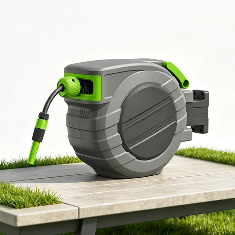 Wall Mounted Automatic Retractable Garden Hose Reel