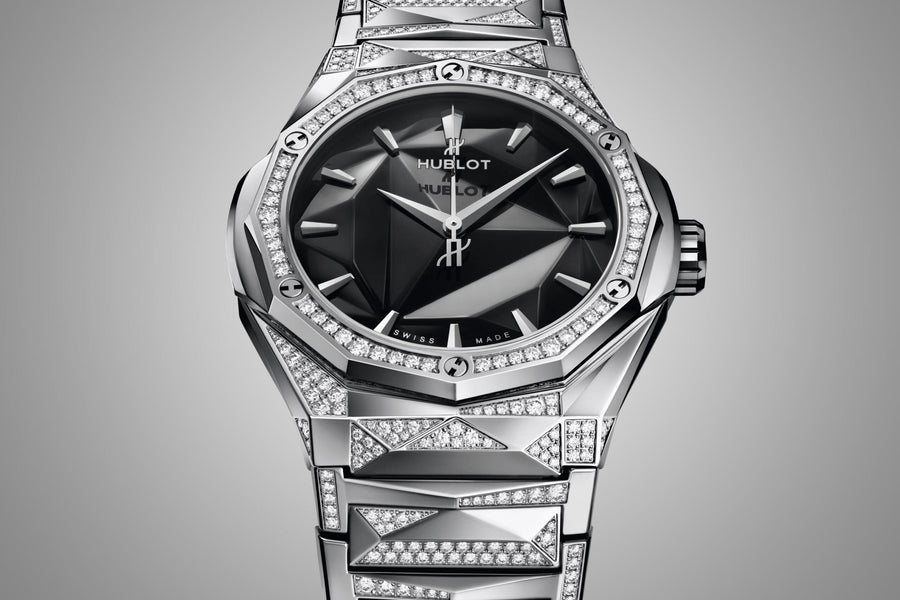 Classic Fusion ORLINSKI BRACELET TITANIUM ALTERNATIVE PAVÉ Ref# 550.NS.1800.NS.3804.ORL22