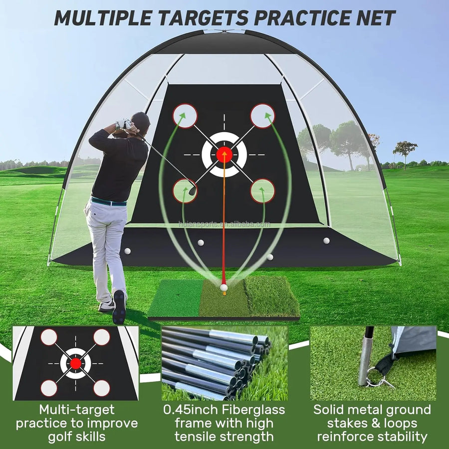 Portable Golf Practice Net Kit