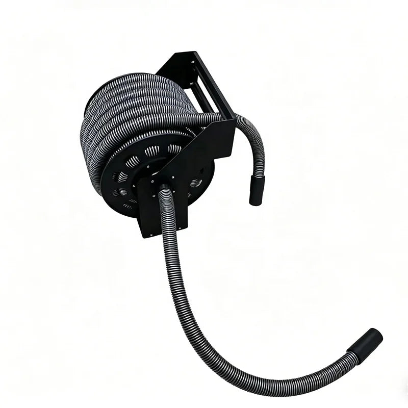 20m Wall-mounted Retractable Garden Hose Reel With Flexible 1/2 Inch Pvc Hose For