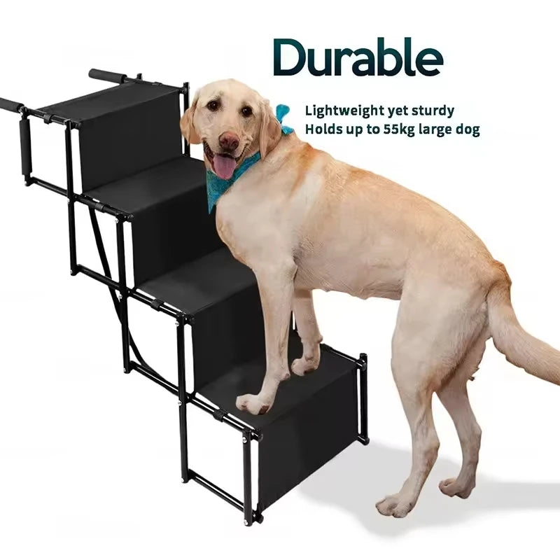 Outdoor Car Pet Supplies Dog Cat Climbing Ladder Foldable Ramp Pet Stairs