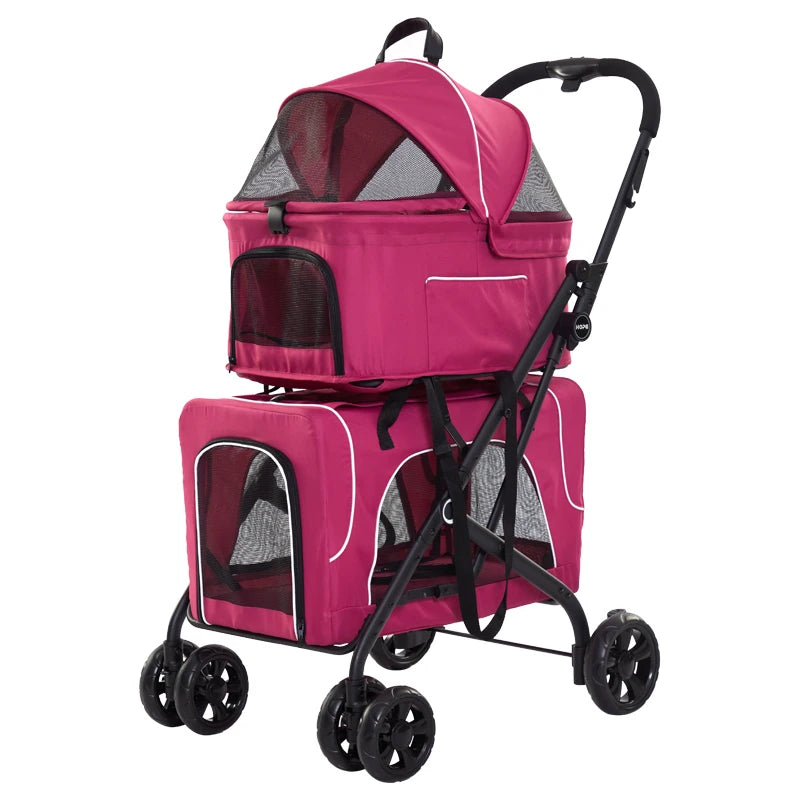 Pet Stroller Portable Folding Travel Dog Trolley Pet Stroller Made In Pet Dog