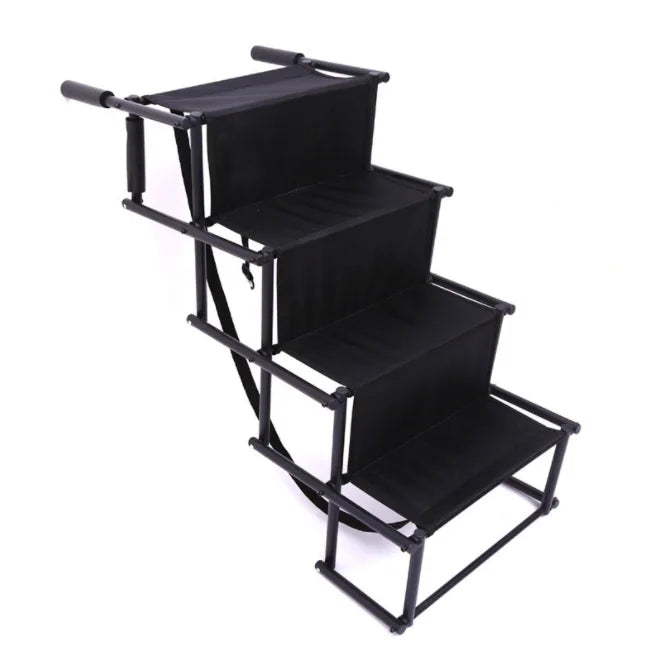 Customized Black Oxford Folding Cat Car Ramp Portable Non-slip Pet Ladder For SUV