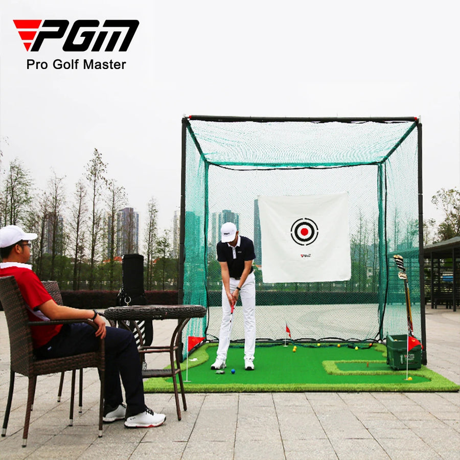 10x7ft Golf Practice Net Indoor/outdoor Backyard Training Aids Swing Training