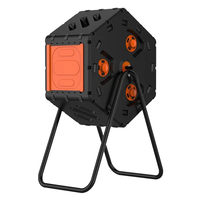 85l Outdoor Tumbling Compost Bin Single Chamber Composting Tumbler
