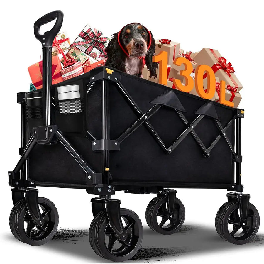 4 Way Portable Shopping Wagon Multifunctional Outdoor Camping Beach Fishing