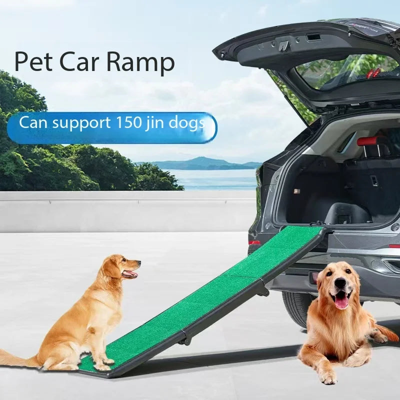 Pet Boarding Assistance Dog Car Ramp Foldable Eco-friendly Polypropylene 75kg