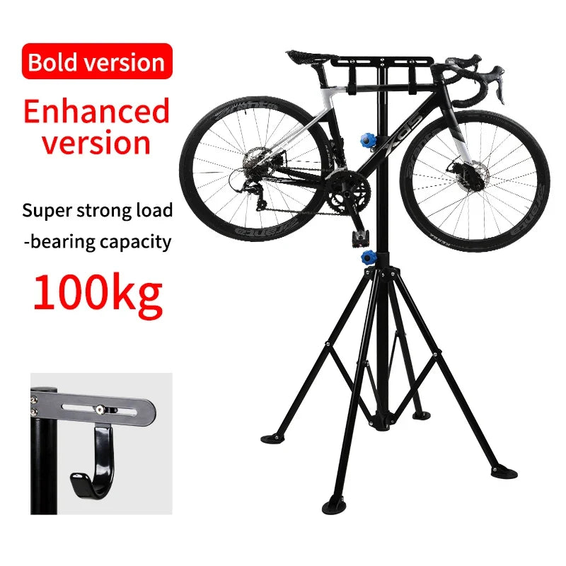 Telescopic Arm Bike Repair Bicycle Work Stand Foldable Mountain Bike Repair Stand