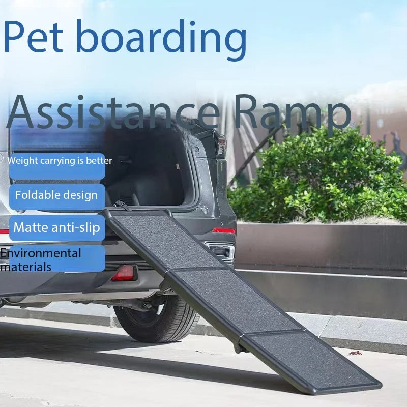 Pet Boarding Assistance Dog Car Ramp Foldable Eco-friendly Polypropylene 75kg