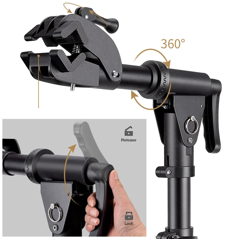 Rockbros Bike Repair Stand MTB Road Bicycle Maintenance Rack With Tool Tray