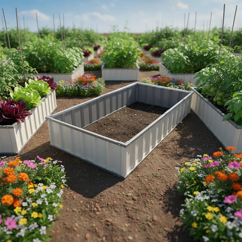 Gb09090-h30 Customizable Outdoor Metal Raised Garden Bed Backyard Planter Box For