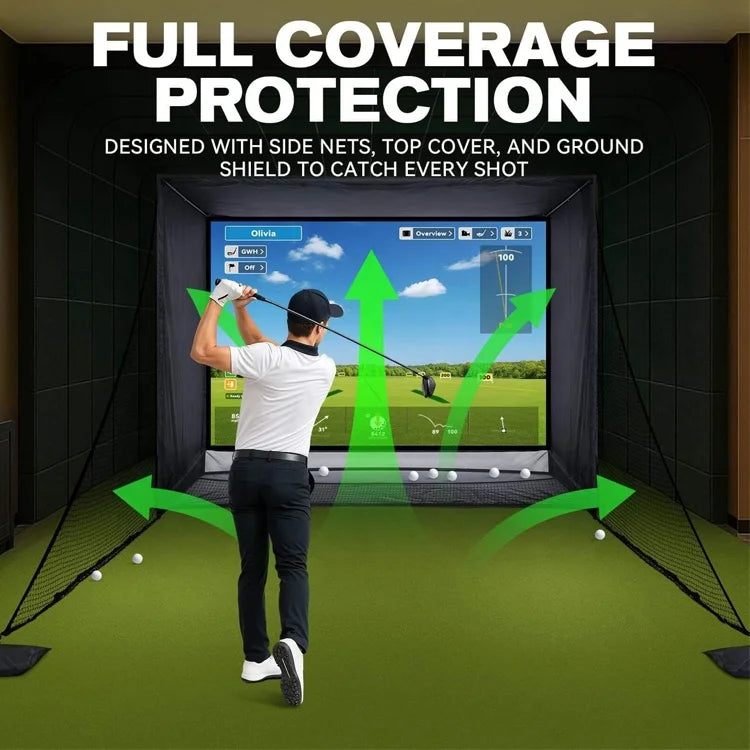 High Quality Portable Golf Practice Net Golf Swing Training Net Portable Indoor