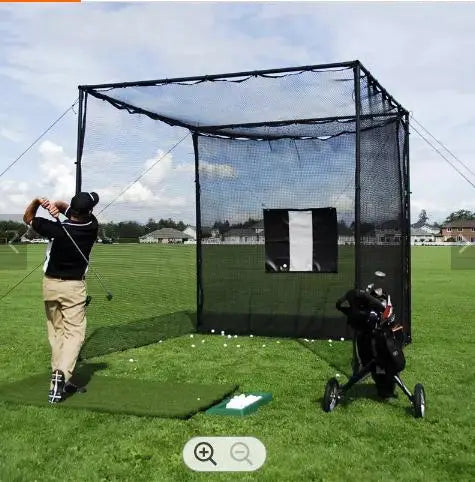 Practice Mat Golf Hitting Aid Nets Backyard Driving Chipping Training Swing Gifts