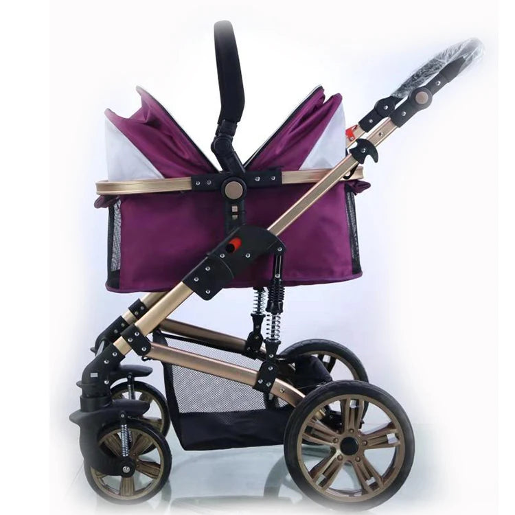 Premium Extra Medium And Large Dog Stroller Versatile XL Foldable And Waterproof