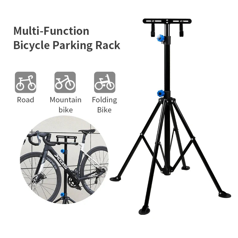 Telescopic Arm Bike Repair Bicycle Work Stand Foldable Mountain Bike Repair Stand