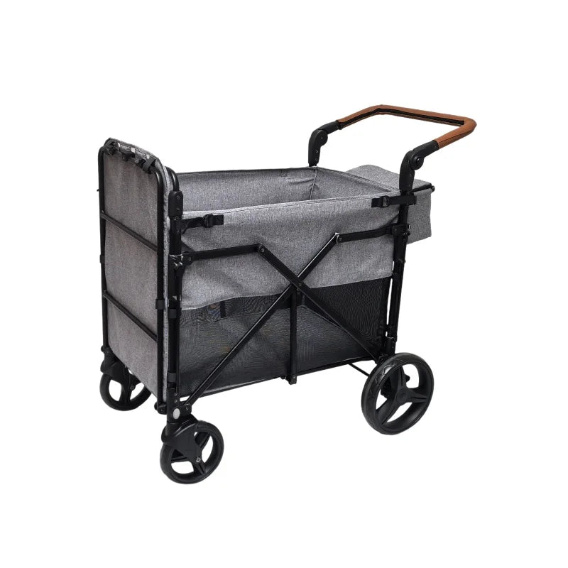 Pc26 Stable 4 Wheel Pet Wagon Cart Foldable Heavy Load Dog Trolley Portable