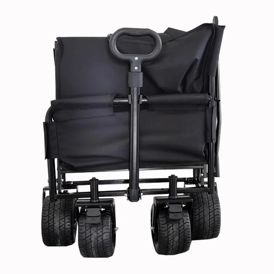 Jxft Multifunctional Four-wheel Metal Outdoor Folding Wagon Reclining Sofa Cart