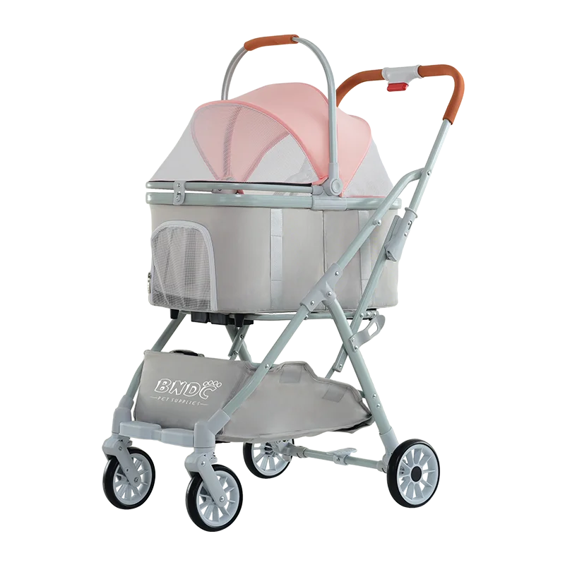 Cat Dog Portable Lightweight Pet Stroller