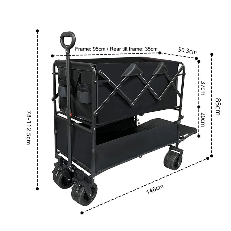 All Terrain Folding Wagon Cart
