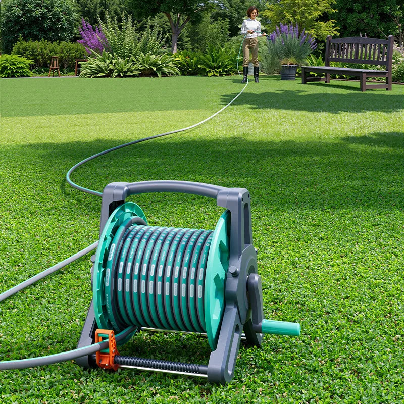 Portable Retractable Garden Hose Reel