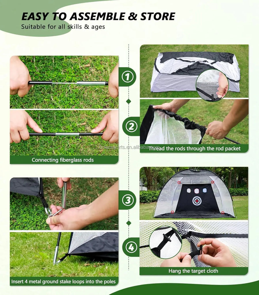 Portable Golf Practice Net Kit