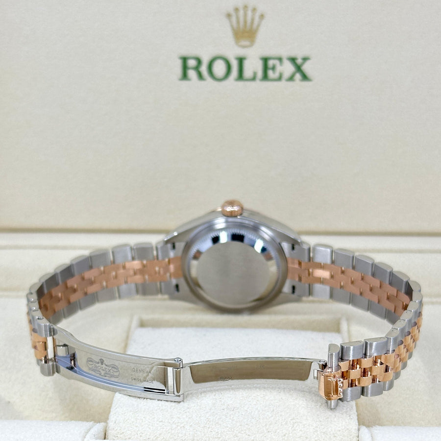 Lady-Datejust 28, Oystersteel and 18k Everose Gold, Ref# 279171-0009