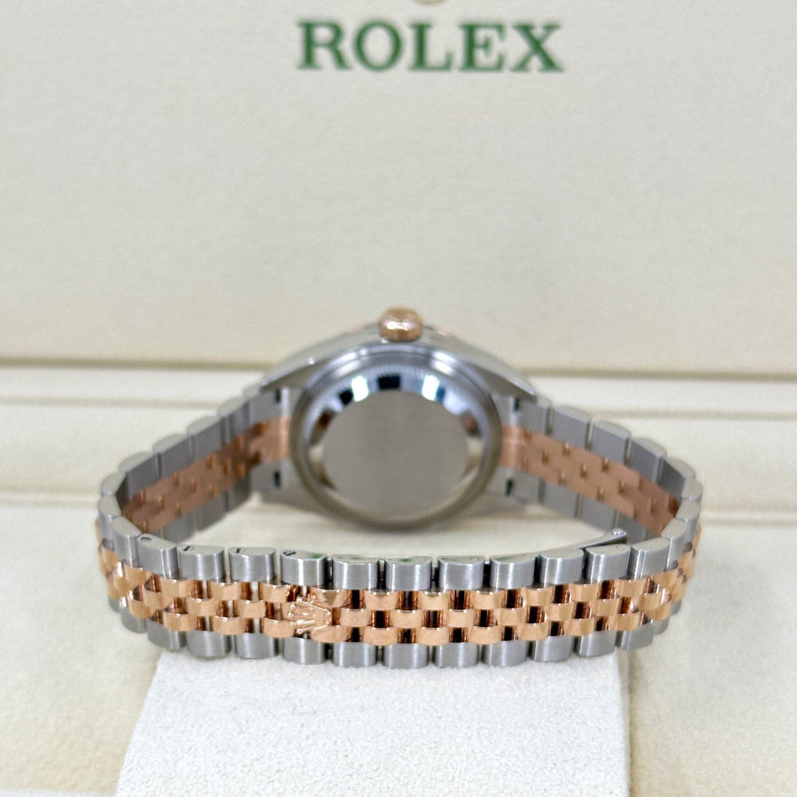 Lady-Datejust 28, Oystersteel and 18k Everose Gold, Ref# 279171-0009