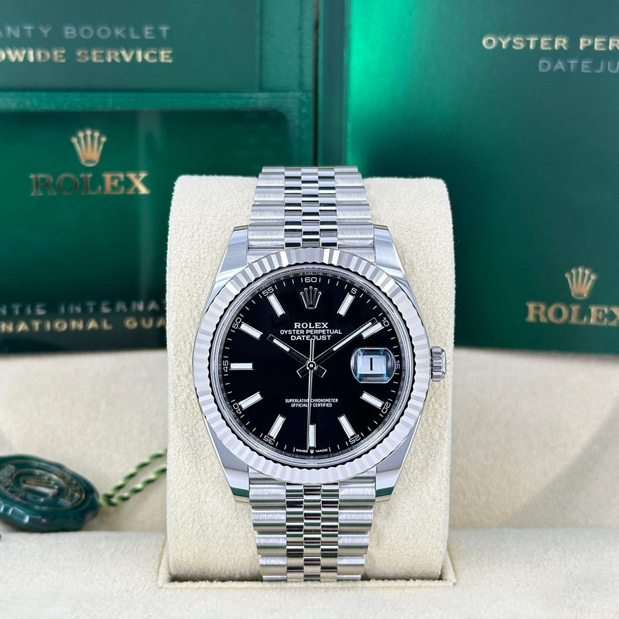 Datejust 41 Oystersteel and white gold Ref# 126334-0018