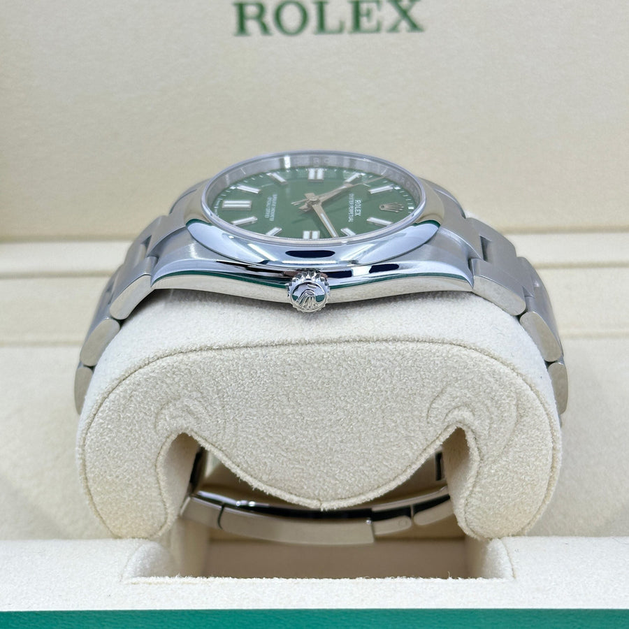 Oyster Perpetual 41 No Date, Oystersteel, 41mm, Oyster, Ref# 124300-0005