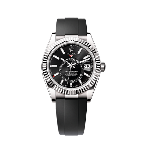 Sky-Dweller, 42mm, 18k White Gold, Ref# 336239-0002