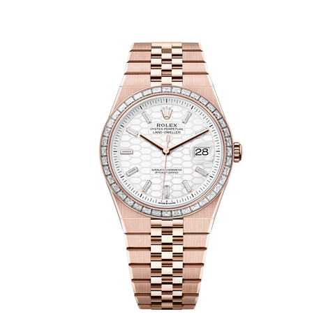 Land-Dweller 40mm Oyster Everose Gold & Diamonds M127385TBR-0003