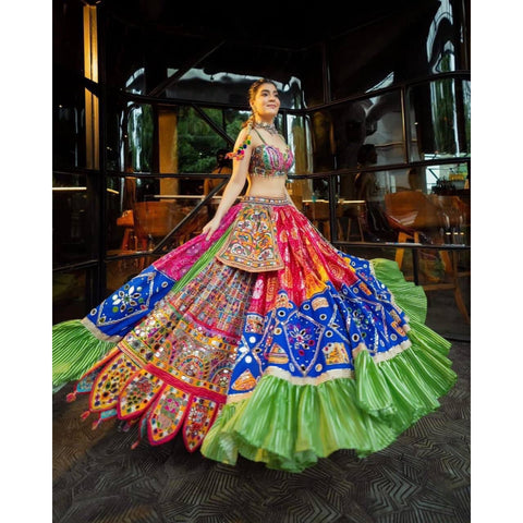 Aadat Export Multicolor Lehenga Choli