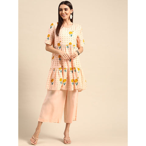 Anouk Peach Kurti