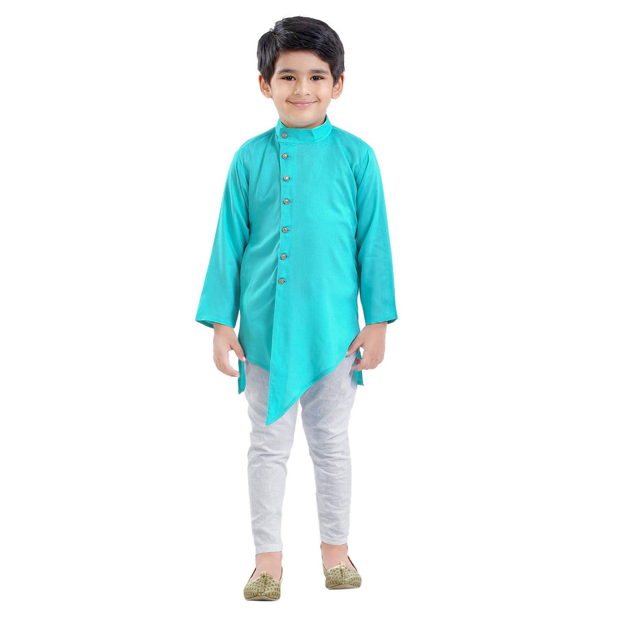 Cellora Blue Cotton Ethnic Set
